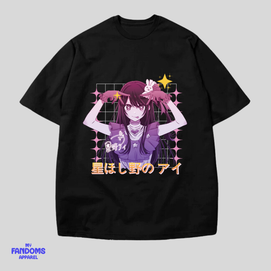 Oshi no Ko Hoshino Ai Streetwear Urban Tshirt | Tees Trendy Unisex Urban Fashion Anime