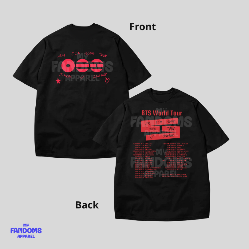 BTS - Arirang Tour  - KPop Inspired Tshirt Tees