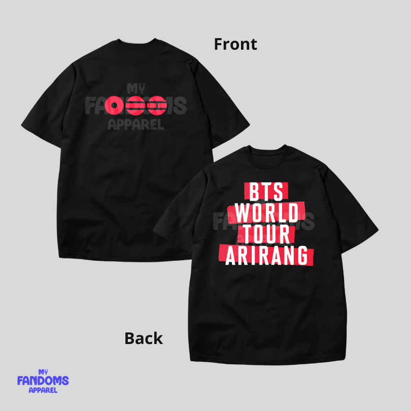 BTS - World Tour  - KPop Inspired Tshirt Tees