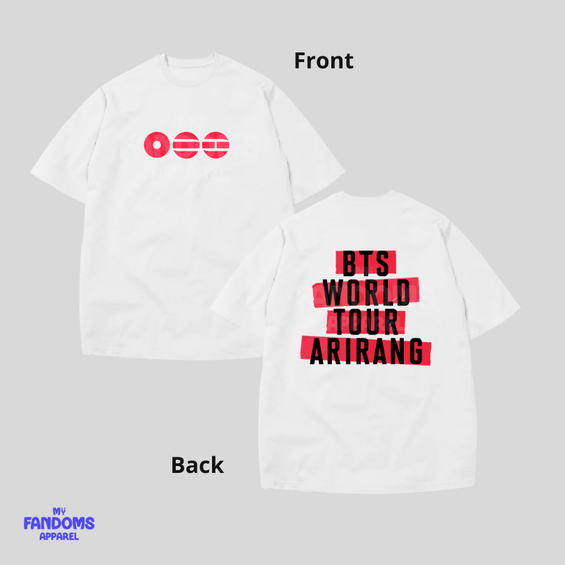 BTS - World Tour  - KPop Inspired Tshirt Tees