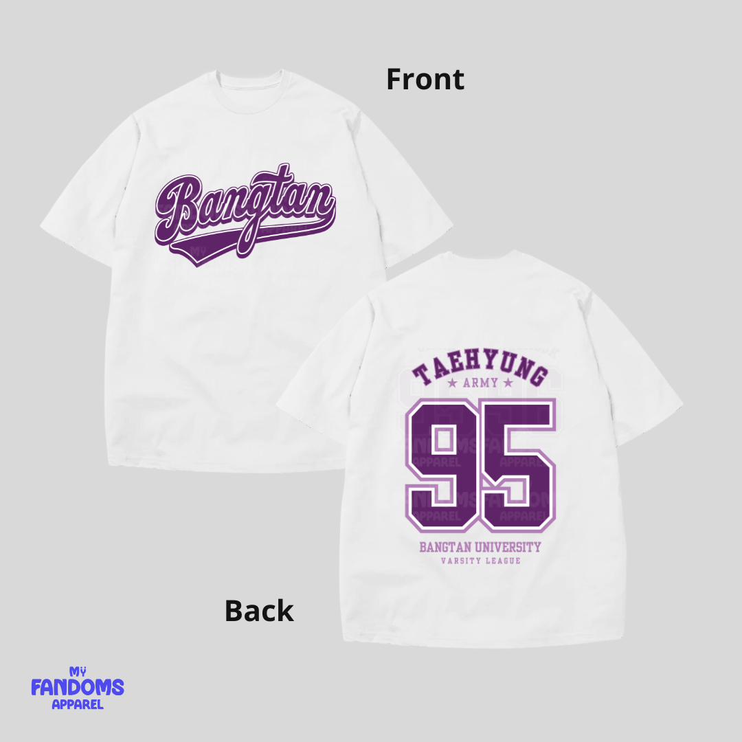 BTS - Taehyung Varsity Urban Tshirt Artist Inspired