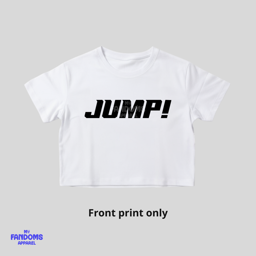 BLACKPINK “Jump” Crop Top | Fanmade K-Pop Inspired Tee
