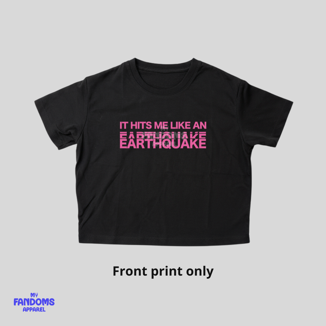 BLACKPINK Jisoo “Earthquake”  Crop Top | K-Pop Inspired Fanmade Tshirt