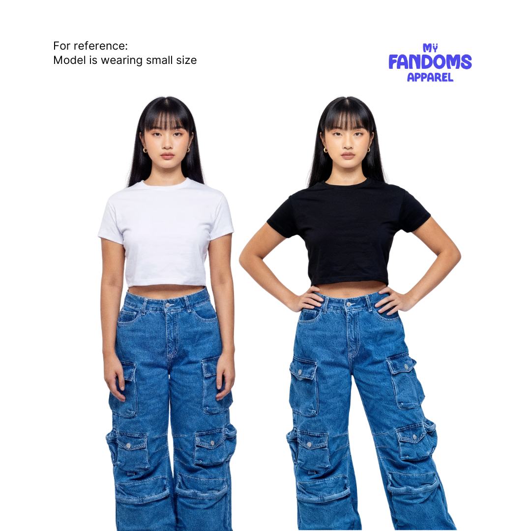 BLACKPINK “Varsity” Crop Top | K-Pop Inspired Fanmade Shirt