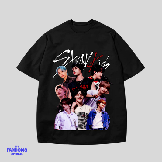 Stray Kids - Bootleg KPop Vintage Tshirt Tees Trendy Unisex Urban Fashion