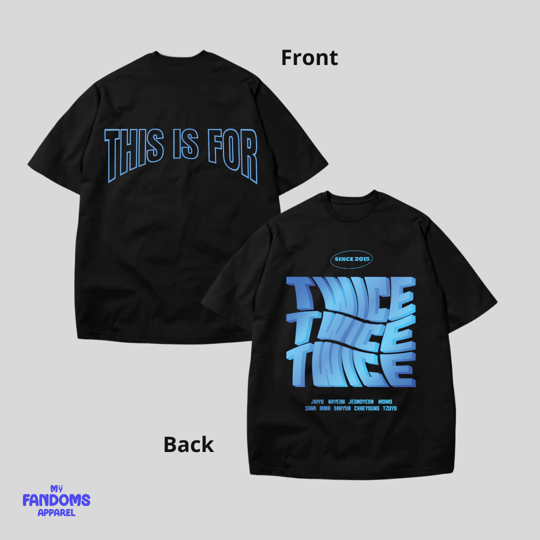 Twice Blue Candy - This Is For Tour KPop Inspired Tshirt Tees