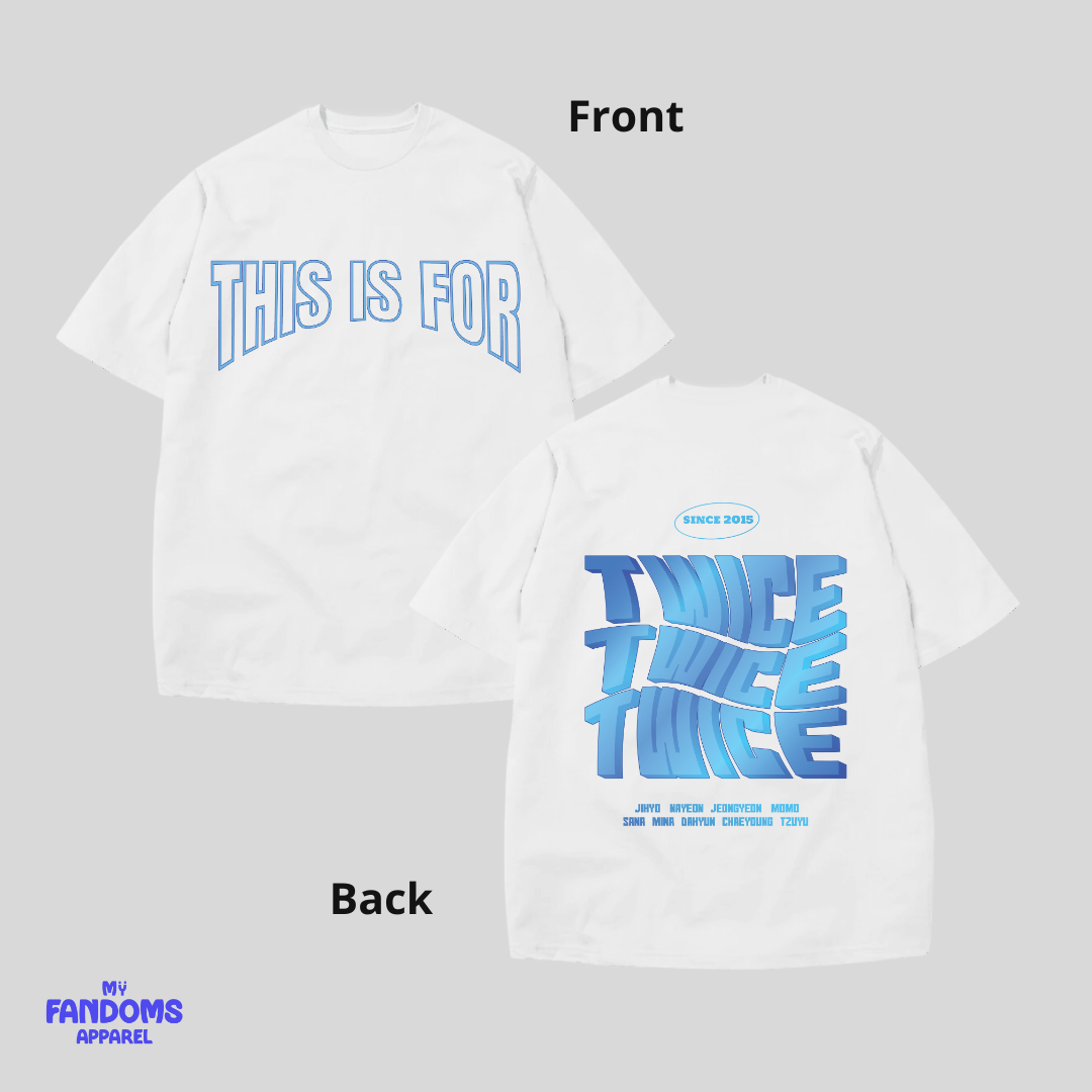 Twice Blue Candy - This Is For Tour KPop Inspired Tshirt Tees